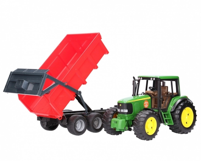 Tracteur Bruder John Deere et remorque basculante