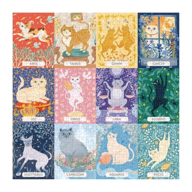 Puzzle Zodiaque des Chats 500 pièces de Galison