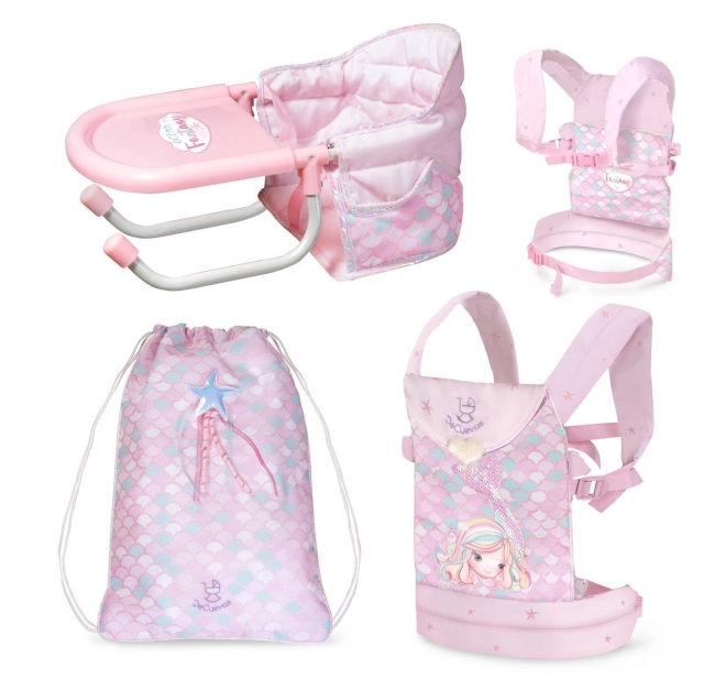 DeCuevas 60041 Ensemble de voyage pour poupées 3 en 1 Ocean Fantasy 2021