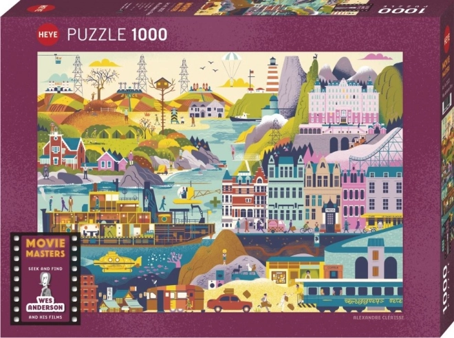 Puzzle Films de Wes Anderson par HEYE 1000 pièces