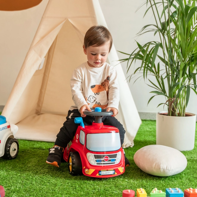 Camion de pompier roulant avec klaxon pour enfants par FALK