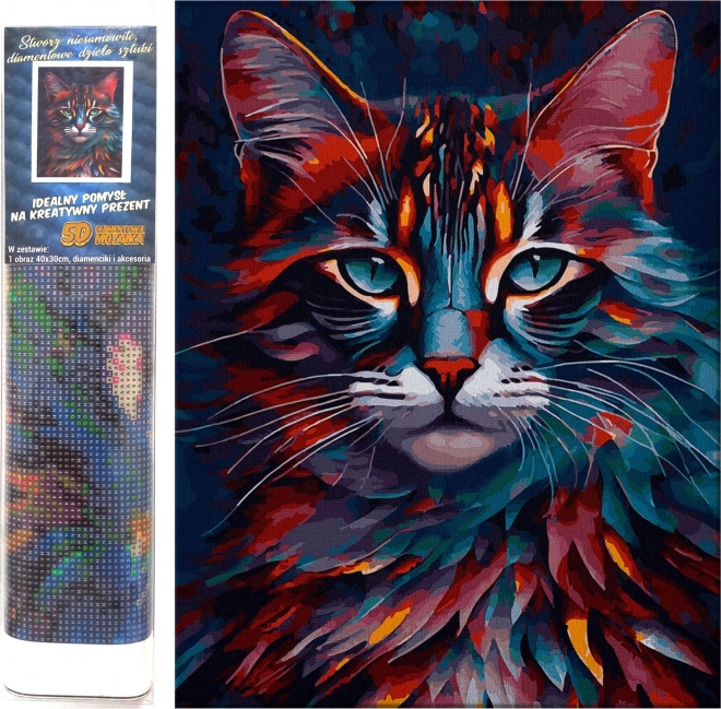 Norimpex Peinture au diamant Regard fixe 30x40cm