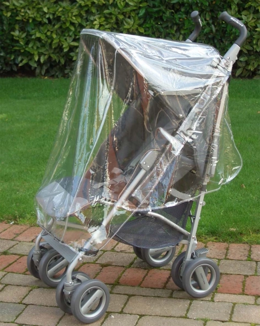 Bâche pluie pour poussette canne CLIPPASAFE
