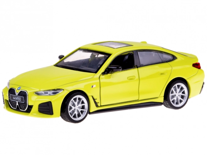 Modèle de voiture BMW i4 M50 Gran Coupe