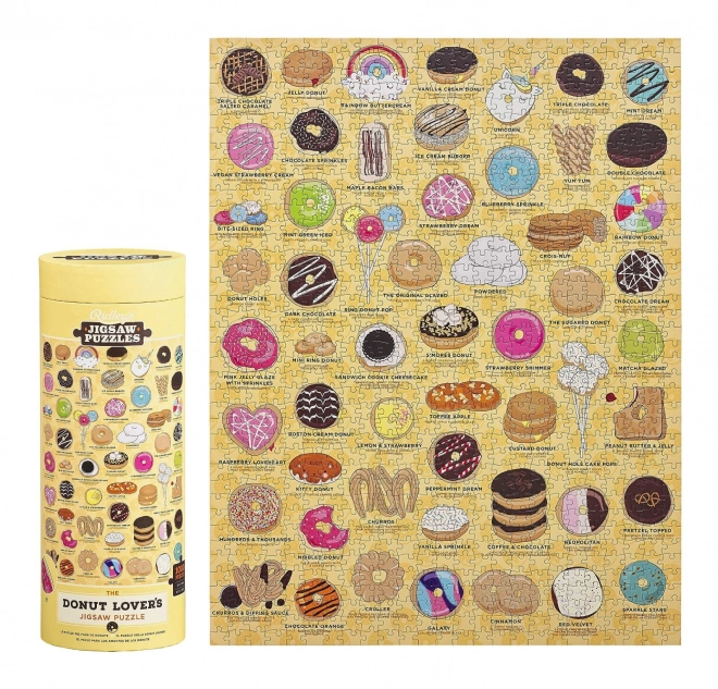 Puzzle Ridley's Games pour les amateurs de donuts 1000 pièces