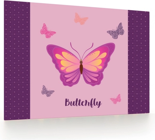 Sous-main de bureau motif papillon 60 × 40 cm