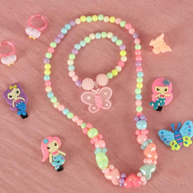 Coffret cosmétique pour enfants avec petite valise et sirène