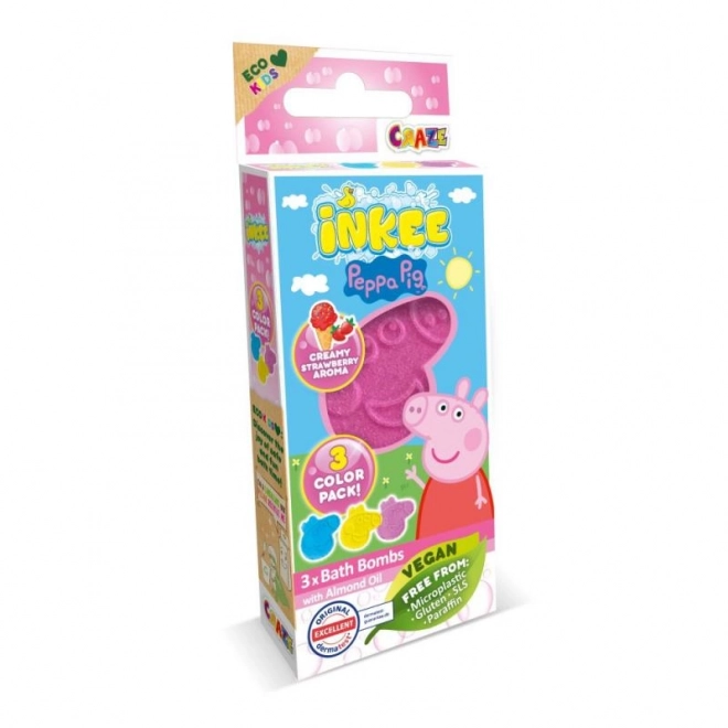 INKEE - Mini pack bombe effervescente - Peppa Pig