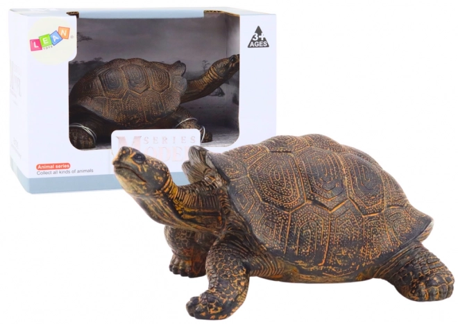 Figurine de collection Tortue Noire Reptile Terrestre