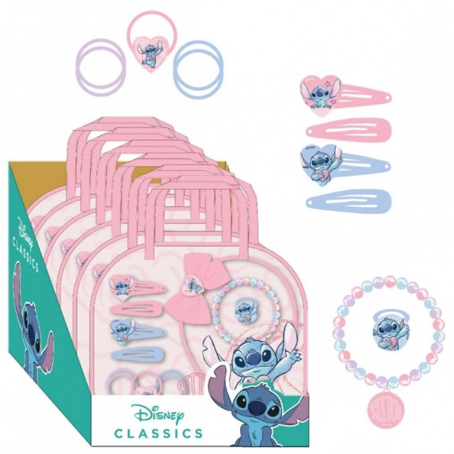 Ensemble d'accessoires pour cheveux Stitch 12 pièces