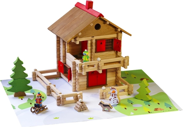 JEUJURA construction en bois – grand chalet alpin, 215 pièces