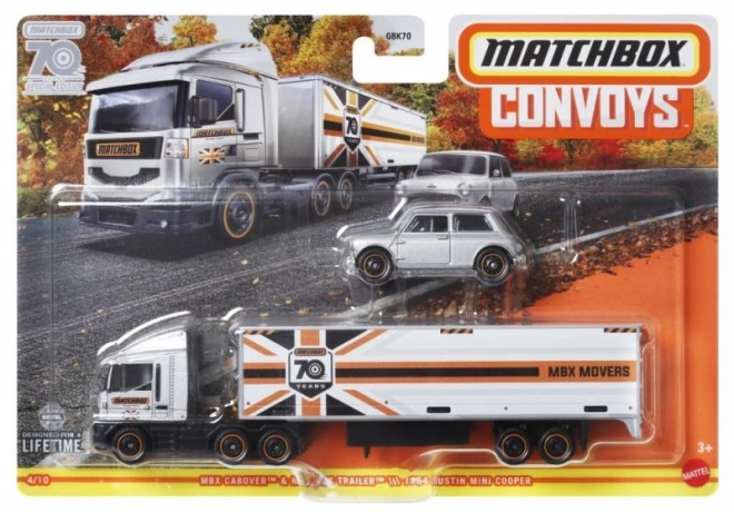 Véhicule de transport + auto Matchbox Convoys