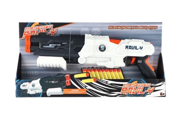 Fusil à pompes avec munitions en mousse 45cm