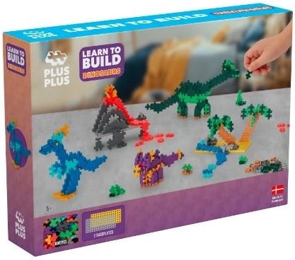 Kit de construction créatif Plus-Plus Apprends à construire des dinosaures