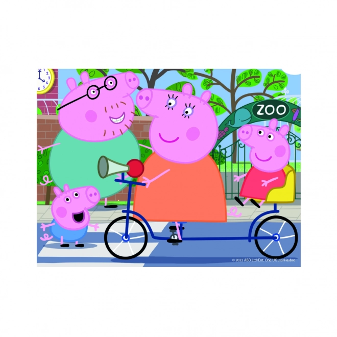 PEPPA PIG 12 Cube en bois sous licence