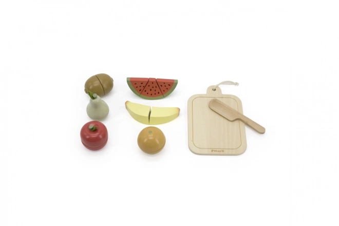 Fruits à découper en bois pour enfants