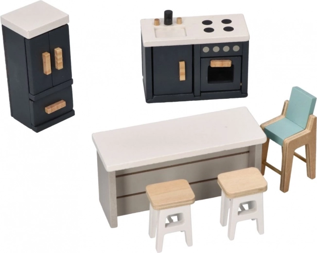 Meubles de cuisine pour maison de poupée