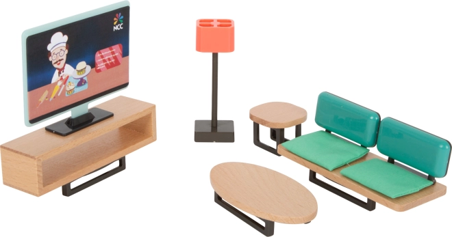Salon moderne pour un jeu créatif
