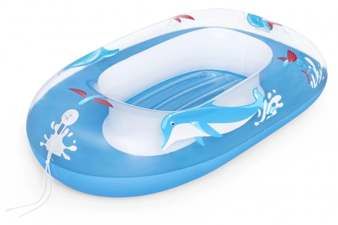 Ponton Dauphin Bleu 102x69 cm BESTWAY