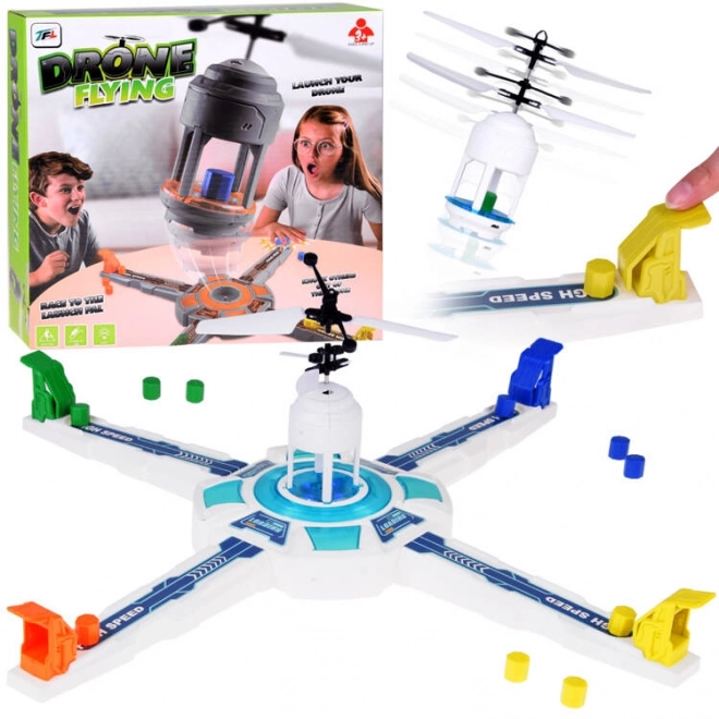 Jeu de compétences avec drone volant