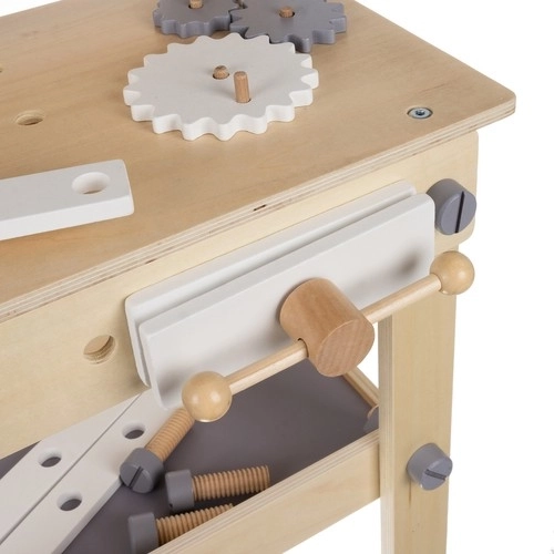 Kruzzel 24820 Atelier en bois pour enfants avec outils