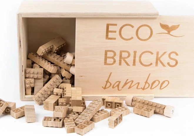 Kit de construction en bois 250 pcs dans une boîte