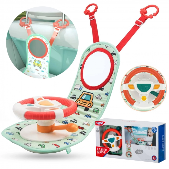 Volant de voiture interactif pour enfants Woopie