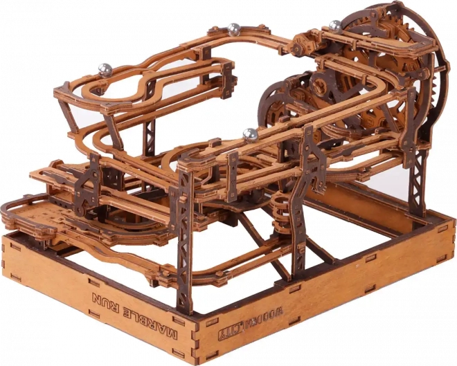 WOODEN CITY Puzzle en bois 3D Piste à billes 265 pièces