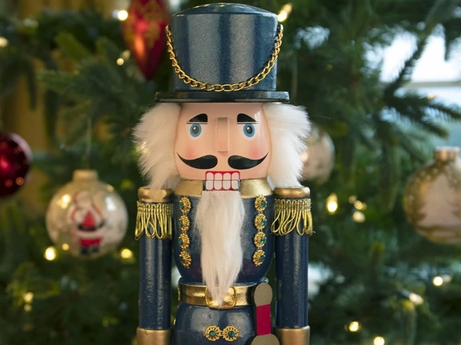 Casse-noisette en bois soldat décoration de Noël