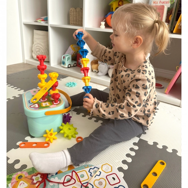 Woopie Green Construction Box Moteur Montessori 12v1