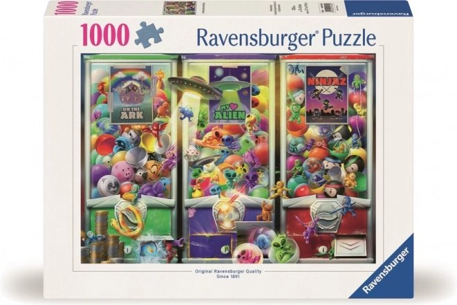 Puzzle Animaux, Extra-Terrestres et Ninjas 1000 Pièces
