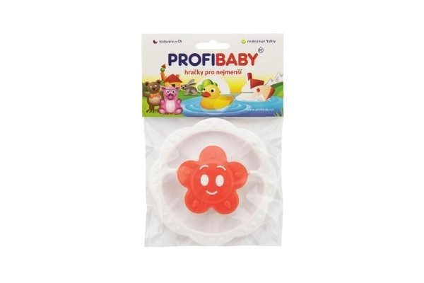 Hochet étoile plastique 13cm assorti 4 couleurs en sachet 0m+