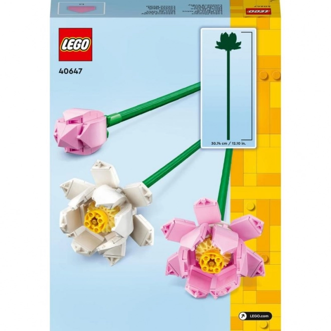 LEGO fleurs de lotus – set de construction décoratif
