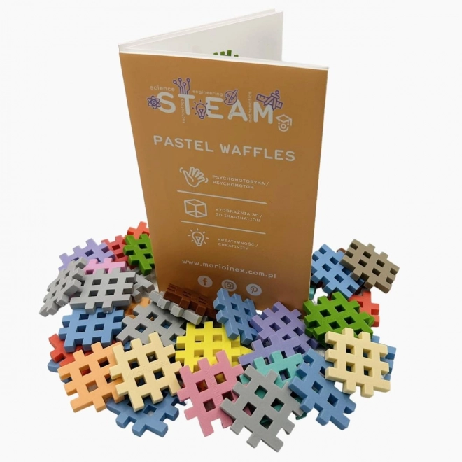 Blocs de construction Waffle mini pastel 500 pièces