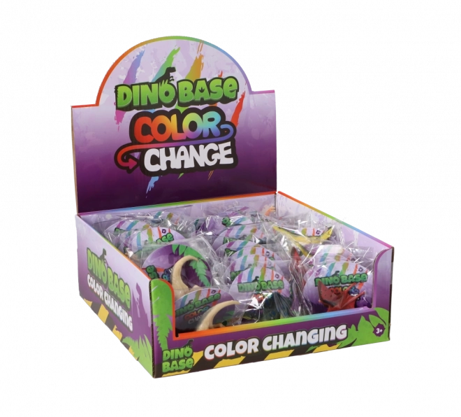 Dinosaure changeant de couleur