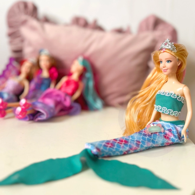 WOOPIE Ensemble de 4 Princesses Magiques - Coffret de Poupées 4 en 1 avec Accessoires