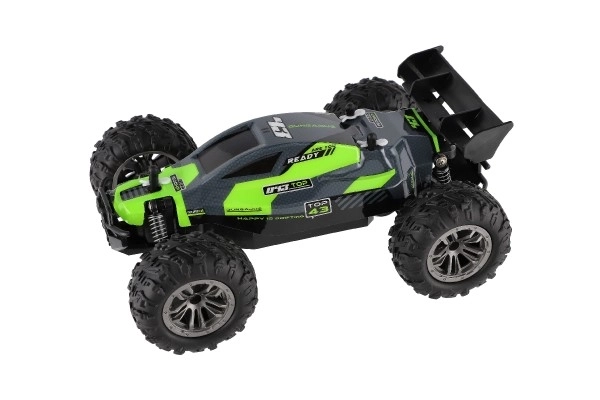Buggy RC Auto vitesse 2,4GHz en plastique 25cm sur piles dans une boîte 31x14x18cm – Vert