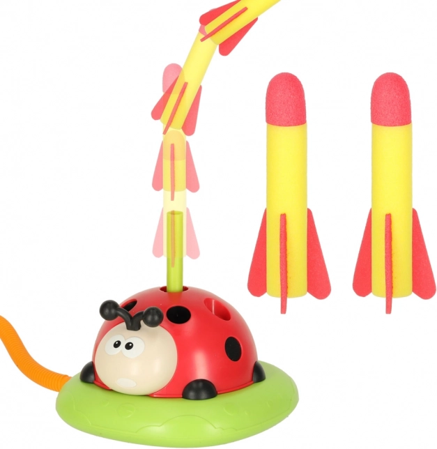 Jeu sportif pour enfants 3 en 1 : corde à sauter, lancer sur cible, lanceur de coccinelle