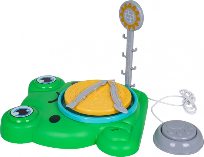 Plateau à deux vitesses avec pédale au pied