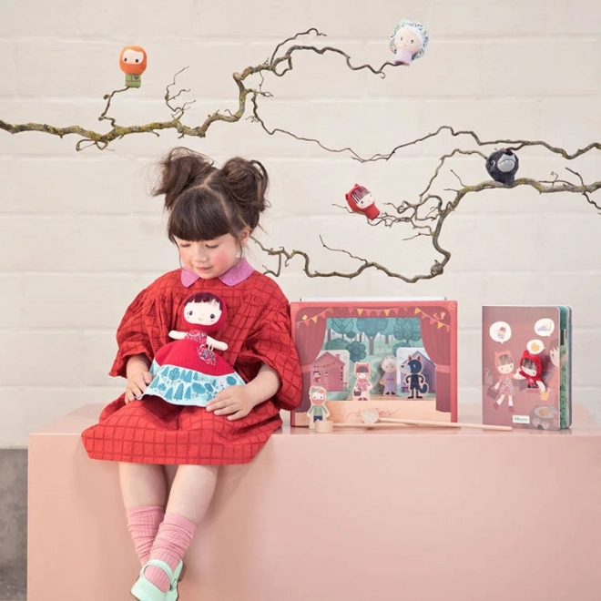 Lilliputiens - Poupée à contes réversible - Petit Chaperon Rouge