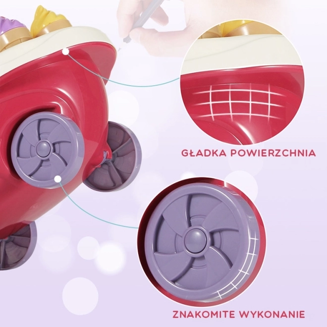 Chariot Woopie avec glaces et friandises avec mélodie et lumières