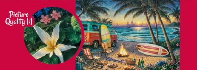 Puzzle Vie en camping-car 500 pièces