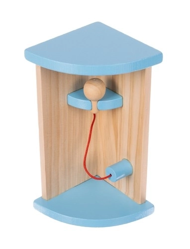 Maison de poupée en bois avec équipements 90 cm