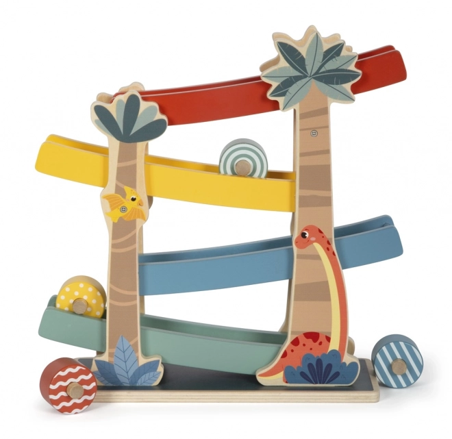 Small foot Piste en bois Dino