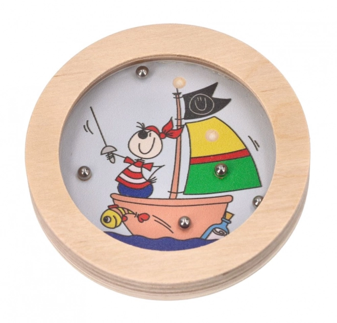 Jeu de compétences en bois - Personnages joyeux