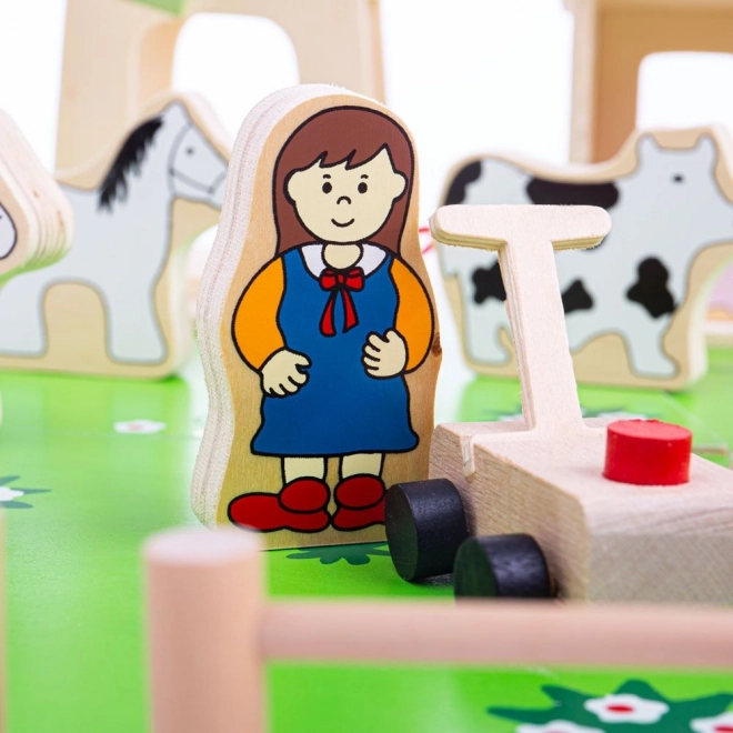 Grande Ferme en Bois Bigjigs Toys