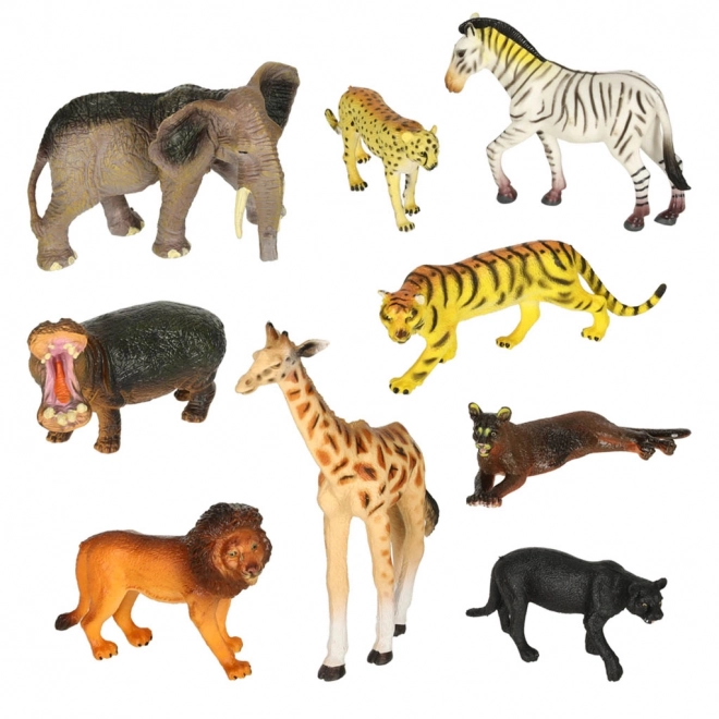 Animal world set de figurines d'animaux - ensemble de jeu 28 pcs