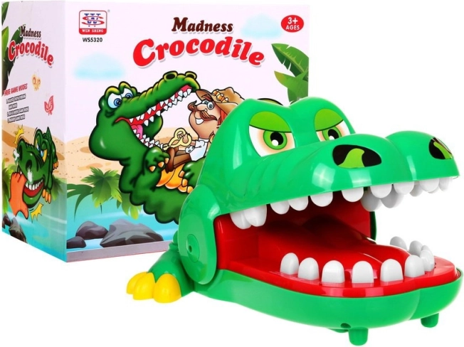 Jeu interactif Crocodile chez le dentiste pour enfants 3+ avec lumières et 3 modes