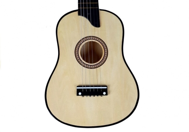 Guitare en bois avec crème conique