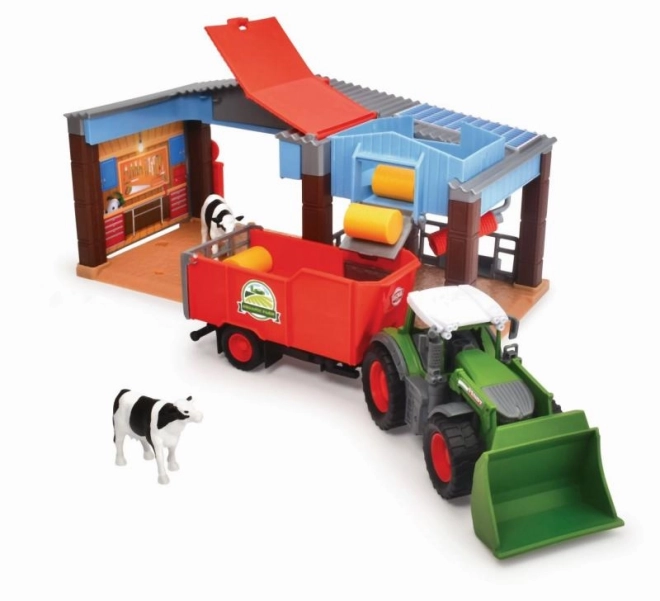 Ferme avec tracteur Fendt
